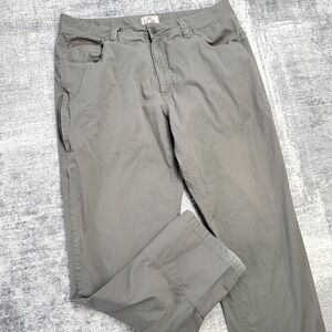Rail Riders Blue Ridge Mountain Pants Men 38 (36x30) Gunmetal Stretch Hike Climb